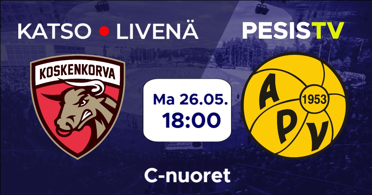 Koskenkorvan Urheilijat C-pojat musta vs Alavuden Peli-Veikot , 26.05. ...