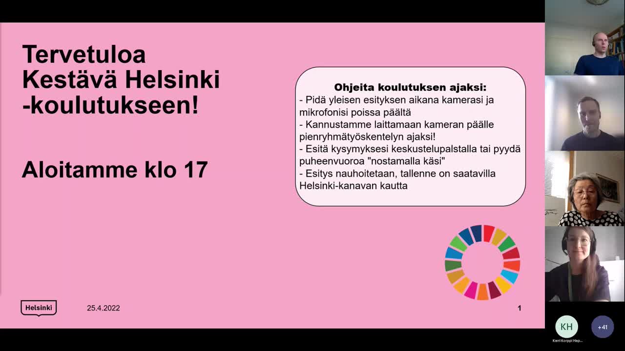 Helsingin kestävän kehityksen koulutus matkailualalle