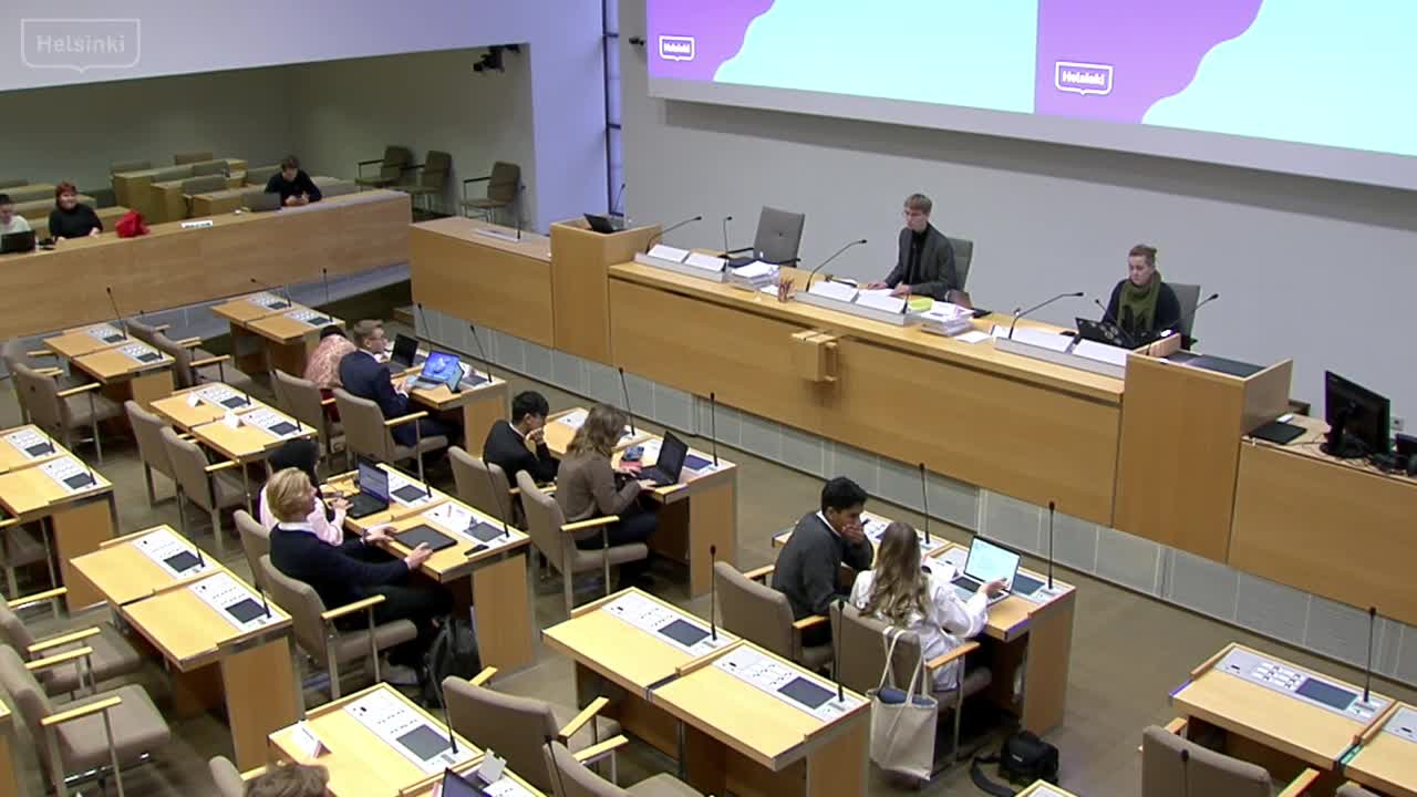 Helsingin nuorisoneuvoston kokous