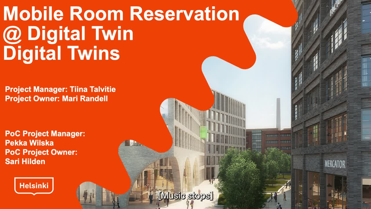 Mobile Room Reservation @ Digital Twin