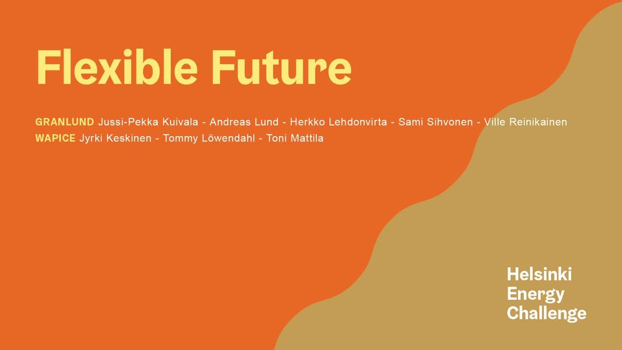 Helsinki Energy Challenge Finalist Team: Flexible Future