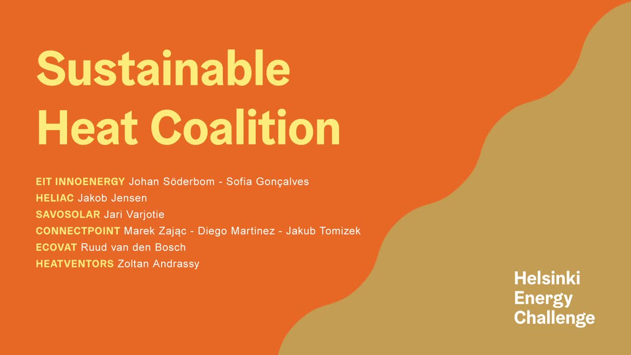 Helsinki Energy Challenge Finalist Team: Sustainable Heat Coalition